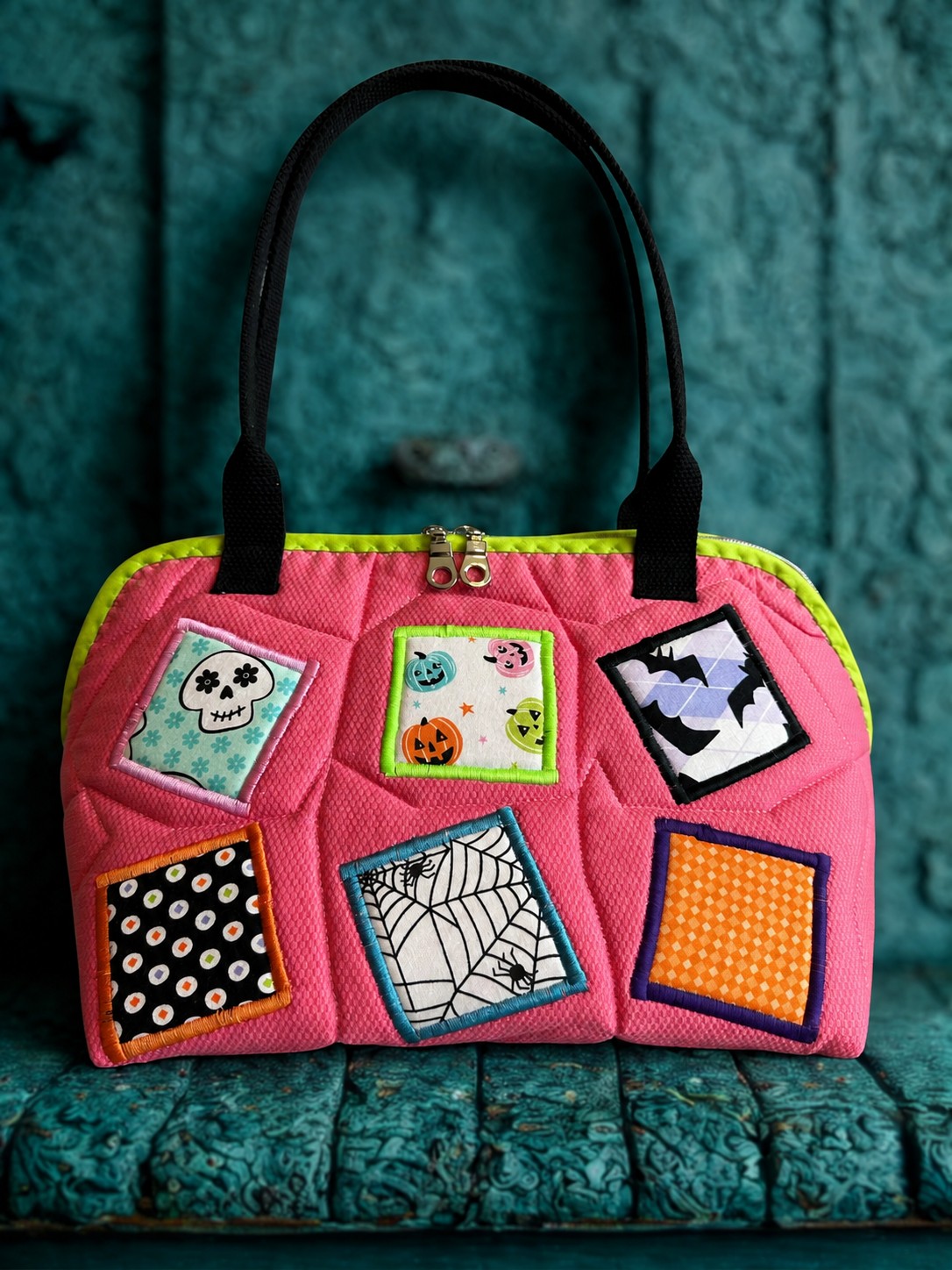 Pink and Creepy Makeup Purse